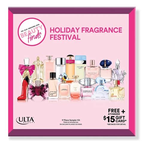 holiday fragrance sets|ulta fragrance sampler gift set.